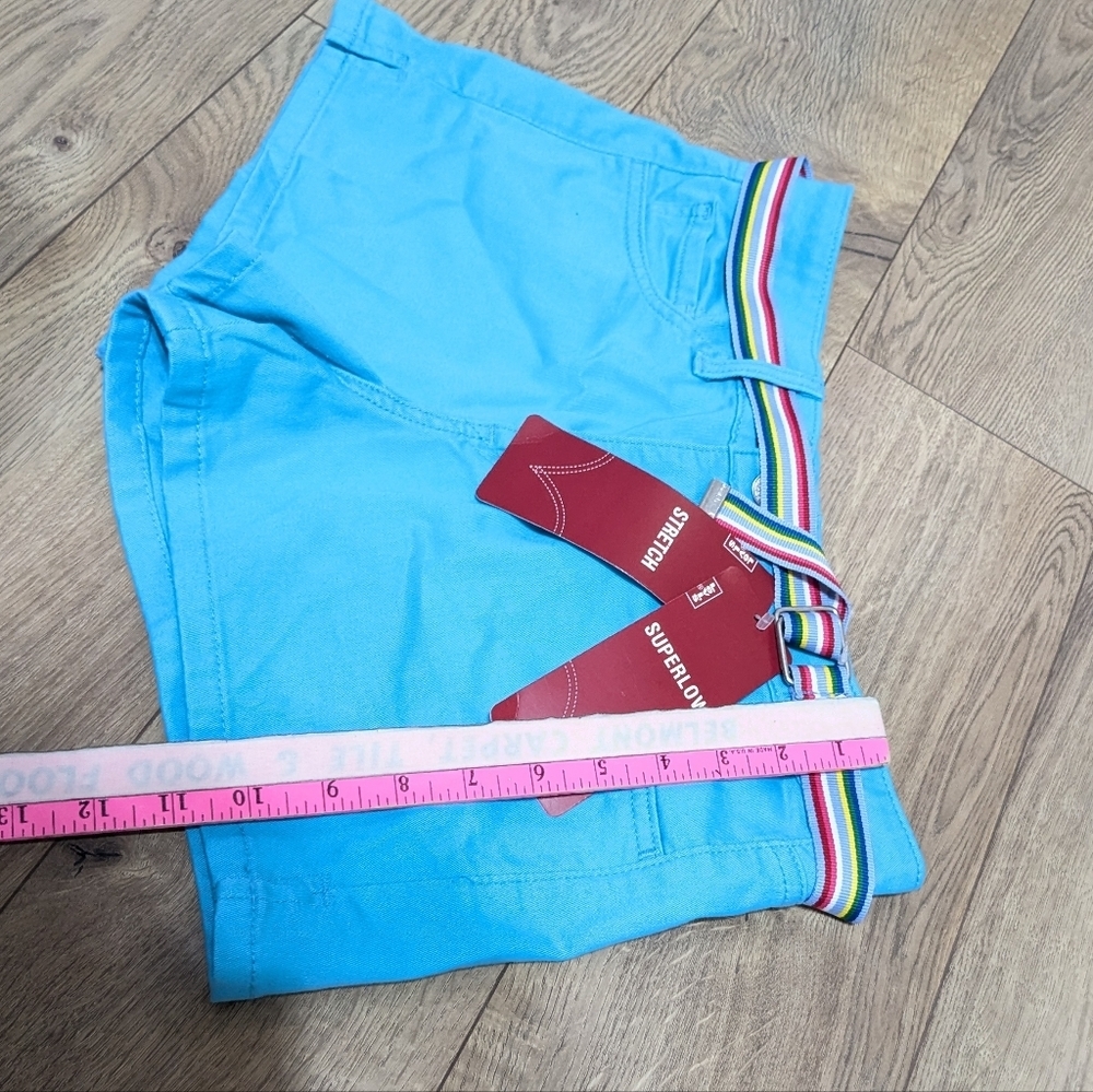 NWT Levi’s Superlow Shorts light blue Juniors size 5 - Picture 6 of 7